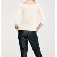 Decollete shirt, offwhite