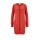 Designer-Longstrickjacke, blutorange