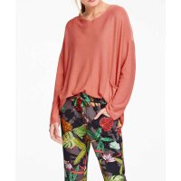 Designer-Oversized-Pullover, lachs