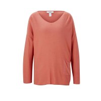 Designer-Oversized-Pullover, lachs