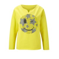 Oversize sweatshirt, yellow