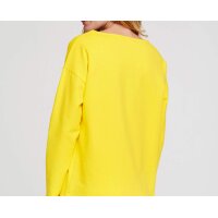 Oversize sweatshirt, yellow