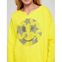Oversize sweatshirt, yellow