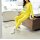 Oversize sweatshirt, yellow