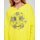 Oversize sweatshirt, yellow