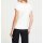 Jersey shirt with necklace trim, offwhite