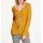 Grobstrick-Pullover m. V-Ausschnitt, mais