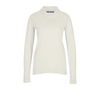 Turtleneck sweater with cashmere, offwhite