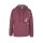 Hooded sweater with beads, berry