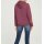 Hooded sweater with beads, berry