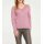 Sweater with lace, rosewood