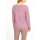 Sweater with lace, rosewood