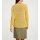 Designer-Bändchengarn-Pullover, zitronengelb