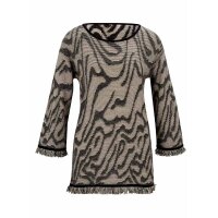 Designe-Jacquardpullover, sand
