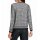 Designer-Strickjacke, schwarz-ecru