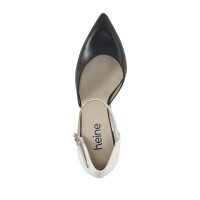 Leather pumps, multicolour