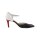 Leather pumps, multicolour