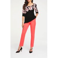 Inlay sweater, black-multicolour