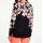 Inlay sweater, black-multicolour