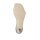 Leder-Sandalette, weiß-schwarz