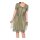 Marken-Kleid m. Spitze, oliv