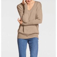 Cashmere sweater, camel