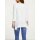 Rib knit sweater, offwhite