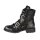 Marken-Stiefelette, schwarz