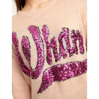 Sweater with sequins, powder