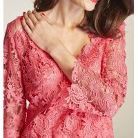 Lace tunic and top, lobster