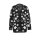 Comfort cardigan, black-offwhite
