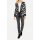 Comfort cardigan, black-offwhite