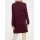 Designer-Longstrickjacke, dunkelbeere