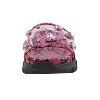 Mule with strass, pink