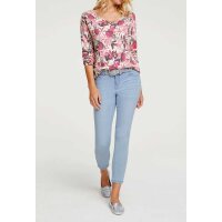 Designer-Druckpullover, rose-champagner
