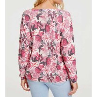 Designer-Druckpullover, rose-champagner