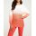 Sweater with gradiating colours, papaya-white