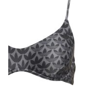 Biustonosz bikini, czarno-szary