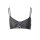 Biustonosz bikini, czarno-szary