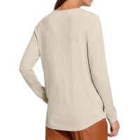 Designershirt m. Strass, beige