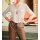 Designershirt m. Strass, beige
