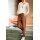 Designershirt m. Strass, beige