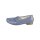 Marken-Damen-Lackleder-Slipper, blaugrau