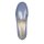 Marken-Damen-Lackleder-Slipper, blaugrau