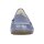 Marken-Damen-Lackleder-Slipper, blaugrau