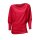 Designer-Reißverschlußpullover, rot