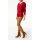 Designer-Reißverschlußpullover, rot