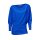 Sweater with zippers, royal blue