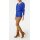 Sweater with zippers, royal blue