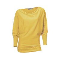 Designer-Reißverschlußpullover, gelb